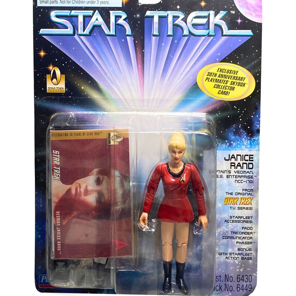 Vintage 1996 Star Trek Yeoman Janice Rand Action Figure #6449 Playmates